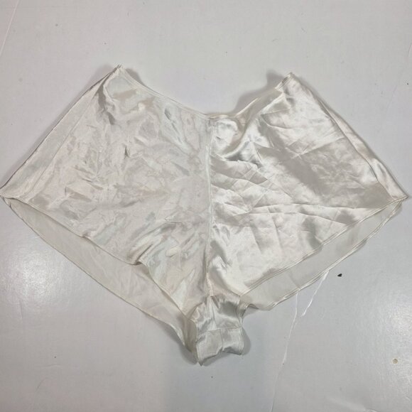 Victoria's Secret Other - Vintage Victoria's Secret Second Skin Satin sleep lounge shorts Bun medium ivory